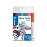 Pigmentmarker PINTOR, 6er set "FUN MIX"