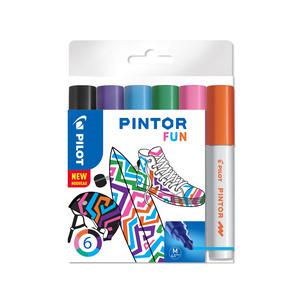 Pigmentmarker PINTOR, 6er set "FUN MIX" 517436