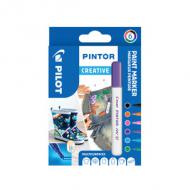 Pigmentmarker PINTOR, 6er set "PASTEL MIX"