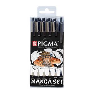 Manga-Set PIGMA MICRON, 6er Etui POXSDKMAN6