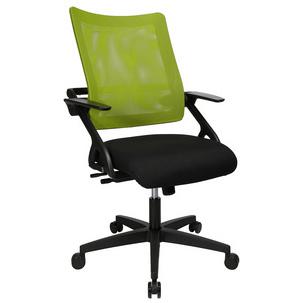 Bürodrehstuhl "New Smove", schwarz / apfelgrün DS100A T205