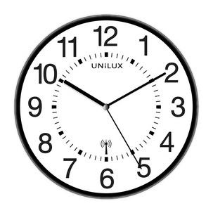 Symbolbild: Wanduhr / Funkuhr "WAVE", schwarz 400094562