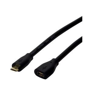 Symbolbild: USB 2.0 Verlängerungskabel, Micro USB B-Stecker - Micro USB-B Kupplung CU0122