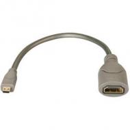 LINDY Adapterkabel HDMI an HDMI Micro ca. 0,15m HDMI Typ A F an HDMI Typ D M (41298)