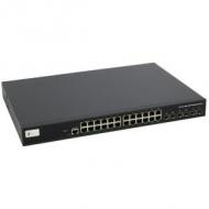 Barox switch 24-port 24x10 / 100 / 1000tx, rj45 4x100 / 1000fx (ry-gsp23-26)