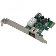 DAWICONTROL DC-1394 PCIe Blister 2+1 Port FireWire 400 1394a PCI-Express x1 Kontroller Texas Instruments Chipset Low-Profile (DC-1394 PCIE BLISTER)