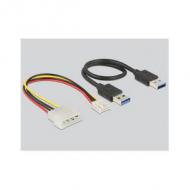 DELOCK Riser Karte PCI Express x1 2 x PCIe x1 mit 30 cm USB Kabel (41433)