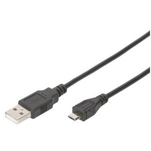 USB 2.0 Anschlusskabel, USB-A - Micro USB-B DB-300127-018-S