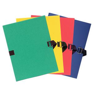 Dokumentenmappe, mit Metallschnalle und Klappe, farbig sortiert 223200E