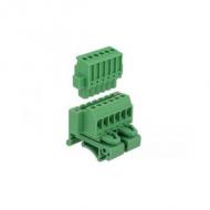 Delock terminalblock set f. hutschiene  6pin m. schraubverr. (65942)