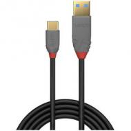 LINDY 1m USB 2.0 Typ A an C Kabel Anthra Line (36886)