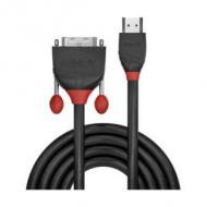 LINDY 10m HDMI / DVI-D Kabel Black Line HDTV und HDCP kompatibel (36275)