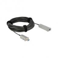 DELOCK Kabel USB 3.0-A Stecker Buchse Aktives Optisches Kabel 20 m (83739)