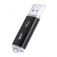 Usb-stick  16gb silicon power usb2.0 u02 plastic black (sp016gbuf2u02v1k)