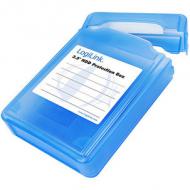 Logilink hdd schutz-box für 1x 8.9cm (3,5") blau wasseresist (ua0133)