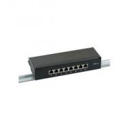 Efb mini-patchpanel stp 8xrj45  cat.5e,10" 1he, schwarz (37735sw.8)