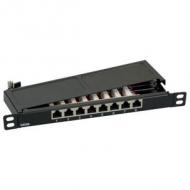 Efb mini-patchpanel stp 8xrj45 cat.6a,10" 0.5he,grau (37738.8)