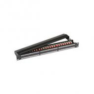 Efb patchpanel stp 24xrj45 cat.6a / class ea,19" 1he,schwarz (37656.1)