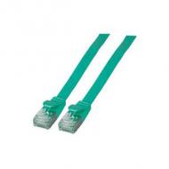 Efb rj45 flachpatchkabel u / ftp, cat.6a, pvc, 1m, grün (k5545gn.1)