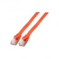 Efb rj45 flachpatchkabel u / ftp, cat.6a, pvc, 1m, rot (k5545rt.1)