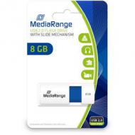 Mediarange usb-stick  8gb usb 2.0 slider blue (mr971)