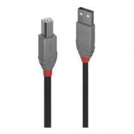 LINDY 7,5m USB 2.0 Typ A an B Kabel Anthra Line (36676)