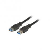 Efb usb3.0 verlängerungskabel a-a,st-bu,1m,schwarz,premium (k5237.1)