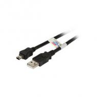 Efb usb2.0 kabel a-mini b (5polig),st.-st.,3.0m,sw,premium (k5251sw.3)
