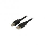 Efb usb2.0 anschlusskabel a-b,st.-st.,5m,schwarz,premium (k5256sw.5)