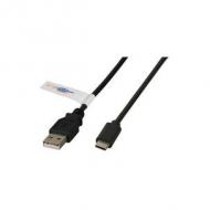 Efb usb2.0 anschlusskabel a-c,st.-st.,0.5m,schwarz,premium (k5258sw.0,5)