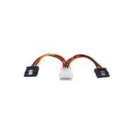 Efb sata y-stromkabel,1x5,25"-2xsata(m.lasche),st-2xst,0,15m (k5345.015)