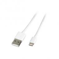 Efb mfi usb2.0 kabel typ-a - lightning, st.-st., 3,0m, weiß (k5350ws.3)