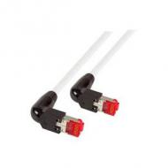 Efb rj45 patchkabel s / ftp,cat.6a,2x tm21 90°,uc900,2m,weiß (k4137ws.2)