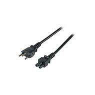 Efb netzkabel schweiz typ 12 - c5 180°,sw,1.8m,3x0.75mm (ek495.1,8v2)