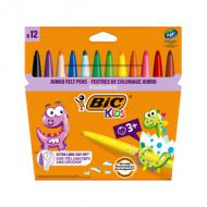 BIC KIDS Fasermaler Visacolor XL ecolutions, 8er Kartonetui Strichstärke: 1,3 mm, auswaschbar von Händen und Textilien, Tinte auf Wasserbasis, formstabile Spitze, ventilierte Schutzkappe, formstabile Spitze beinhaltet: 8 Stifte (8290063  /  829006  /  neu: 8290062)