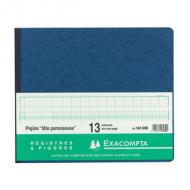 EXACOMPTA Geschftsbuch mit Kopfleiste, 13 Spalten je Seite 270 x 320 mm horizontal, 31 lignes, 80 pages, foliot (16130E)
