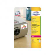 AVERY Zweckform Kraftkleber-Etiketten, 45,7 x 25,4 mm, weiß für Laser und Colour Laser-Drucker Inhalt: 800 Etiketten auf 20 Blatt A4 (L6140-20)