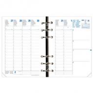 QUO VADIS Recharge pour Compactimer ML, 2025 / 2026, 17 mois ------------------ pour le marché: F ----------------------1 semaine sur 2 pages, période: aot  décembre, 17 mois, format: 115 x 160 mm, papier blanc, impression bicolore, multilingue: GB / F / IT / D / ES / NL (122007Q)