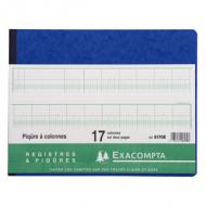 EXACOMPTA Piqre  colonnes, 13 colonnes, 31 lignes ------------------- pour le marché: F --------------------13 colonnes sur 1 page, dimensions: (L)250 x (P)320 mm, 80 pages (6130E)