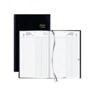 brepols Agenda Banquier large "0.146" 2026, 2 volumes ------------------- pour le marché: F ---------------------170 x 270 mm, 1 jour sur 2 pages, réglure euro / cents, relié, 768 pages, couverture rigide Lima, noir,papier blanc 70 g / m2 contenu: 2 pices (0.146.1255.01.6.0)