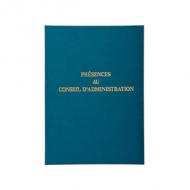 EXACOMPTA Registre "Présences au Conseil dAdministration" ------------------- pour le marché: F ---------------------110 g / m2, 210 x 297 mm vertical, 100 pages (71E)