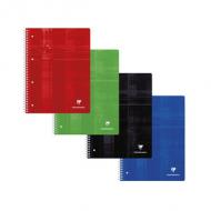 Clairefontaine Collegeblock, DIN A4, Lineatur séys papier vélin velouté 90 g, fabriqué en Fran feuilles A4 détachables micro-perforée et perforé 4 trous, couverture pelliculée, format: 225 x 297 mm en paquet de 5 pices (8251C), Verpackungseinheit:     5 Stück