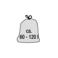 keeeper Abfallbehälter "rasmus", 50 Liter, silber mit Rolldeckel, Material: PP, Maße: (B)295 x (T)390 x (H)675 mm (1045516000000)