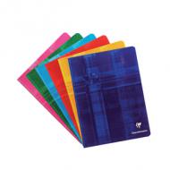 Clairefontaine Cahier piqre, 170 x 220 mm, quadrillé 5x5 144 pages, papier vélin velouté 90 g, fabriqué en Fran  couverture carte pelliculée, coloris assortis - pas de choix de couleur possible  (3782C)