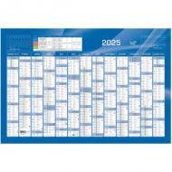 QUO VADIS Wandkalender, 650 x 430 mm, blau, 2026 ----------------- Für den markt: F ------------------------13 Monate, auf 1 Seite bedruckt gepackt zu 10 Stück (238214Q) , Verpackungseinheit:    10 Stück