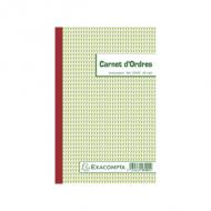 EXACOMPTA Manifold "Carnet dordres", 210 x 135 mm, tripli ----------------- pour le march: F -----------------------autocopiant, 50 feuillets microperfors, pour noter les ordres de travail ou de mission (13101E)