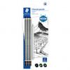 Kohlestift Mars Lumograph charcoal, 4er Blister