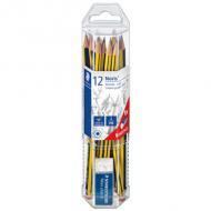 Bleistift Noris, 12er Promopack + Radierer Mars plastic mini