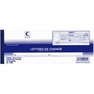 ELVE Carnet  souche "Lettres de change", 102 x 270 mm 50 feuilles, 1 exemplaire avec souche (139)