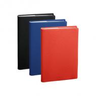 QUO VADIS Agenda scolaire TEXTHEBDO, 2025 / 2026, noir -------------------- Pour le Marché: F --------------------1 semaine / 2 pages, de mi-aot  mi-aot, 12 mois, couverture Impala plastique grainée, reliure cousue, papier blanc, impression gris et bleu, format: 160 x 240 mm (296039Q)